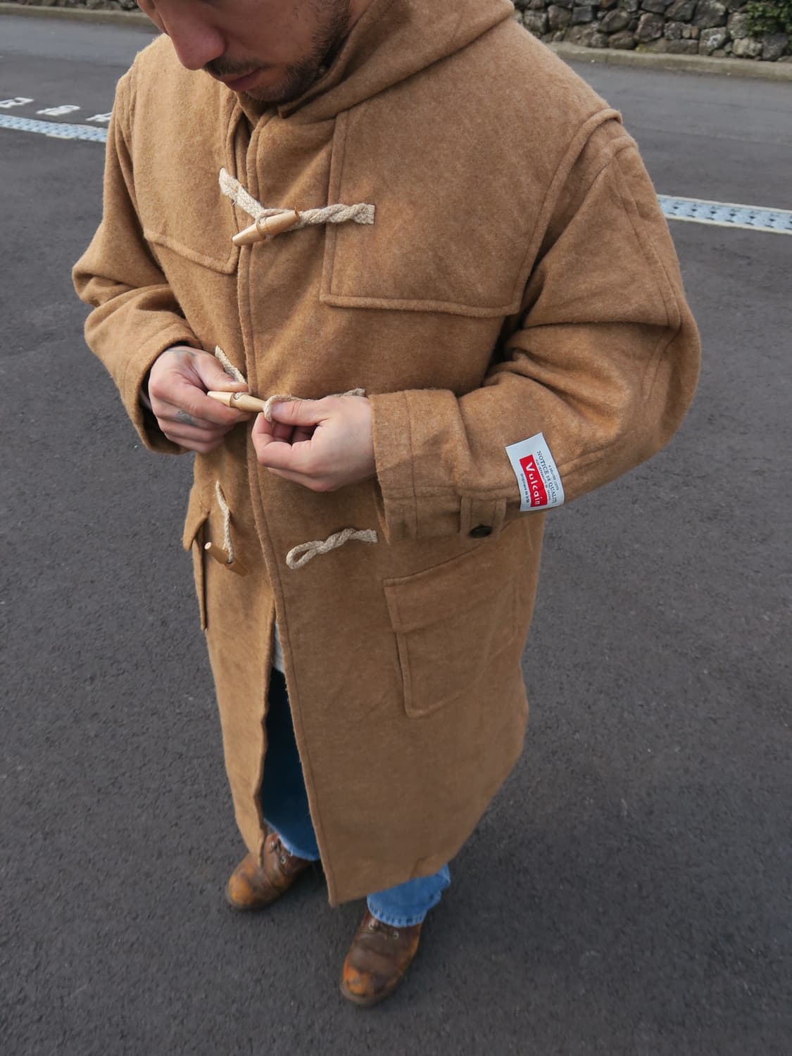 Vulcain  빈티지 떡볶이코트 더플코트 상품이미지1