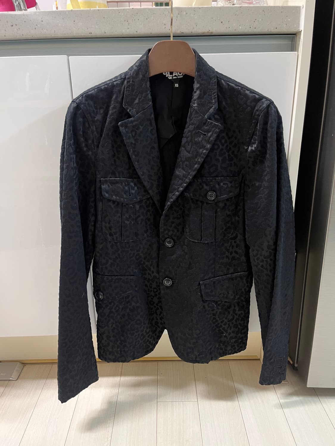 꼼데가르송 comme des Garcons 블랙라벨 레오파드 자켓 상품이미지2