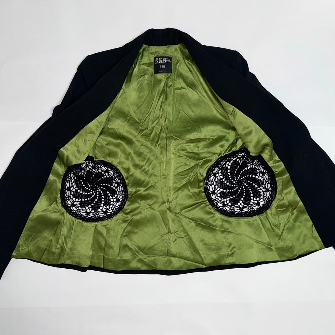 00‘s 장폴고티에 크로셰 컷아웃 재킷 상품이미지2