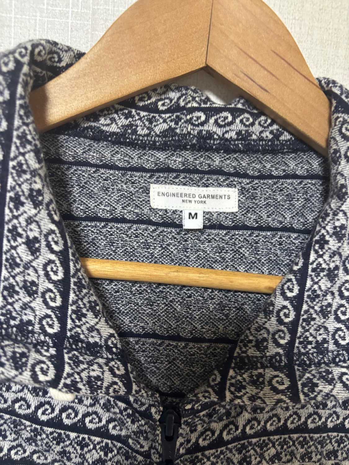 Engineered Garments 엔가 페이즐리 후드 베스트 상품이미지2