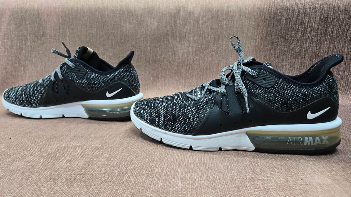 나이키 285mm- 에어맥스 시퀀트 운동화 블랙/화이트 상품이미지4