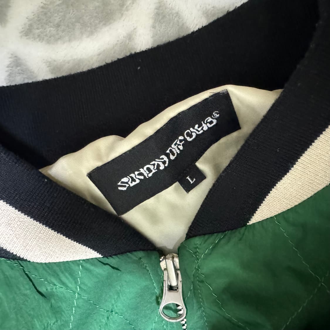 선데이오프클럽 수베니어자켓 그린 L 상품이미지3