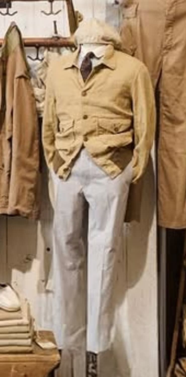 더블알엘 rrl 리넨 코튼 플라이트 자켓 L 상품이미지2