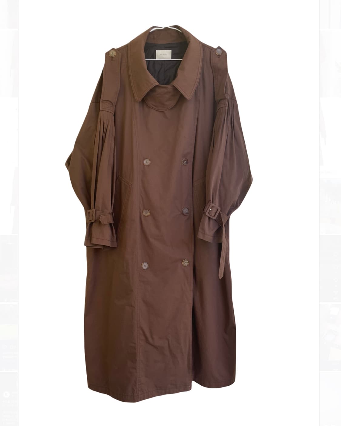 Pleats Trench Coat 상품이미지1