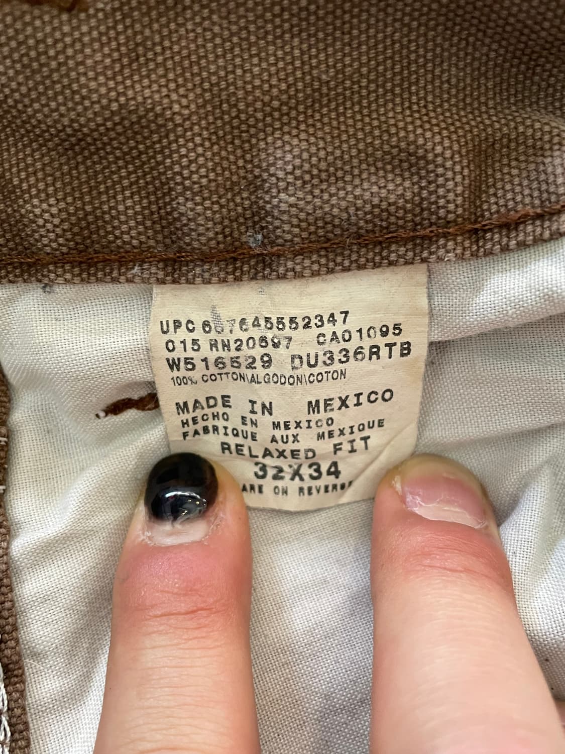 디키즈 브라운 워크 팬츠바지 상품이미지2