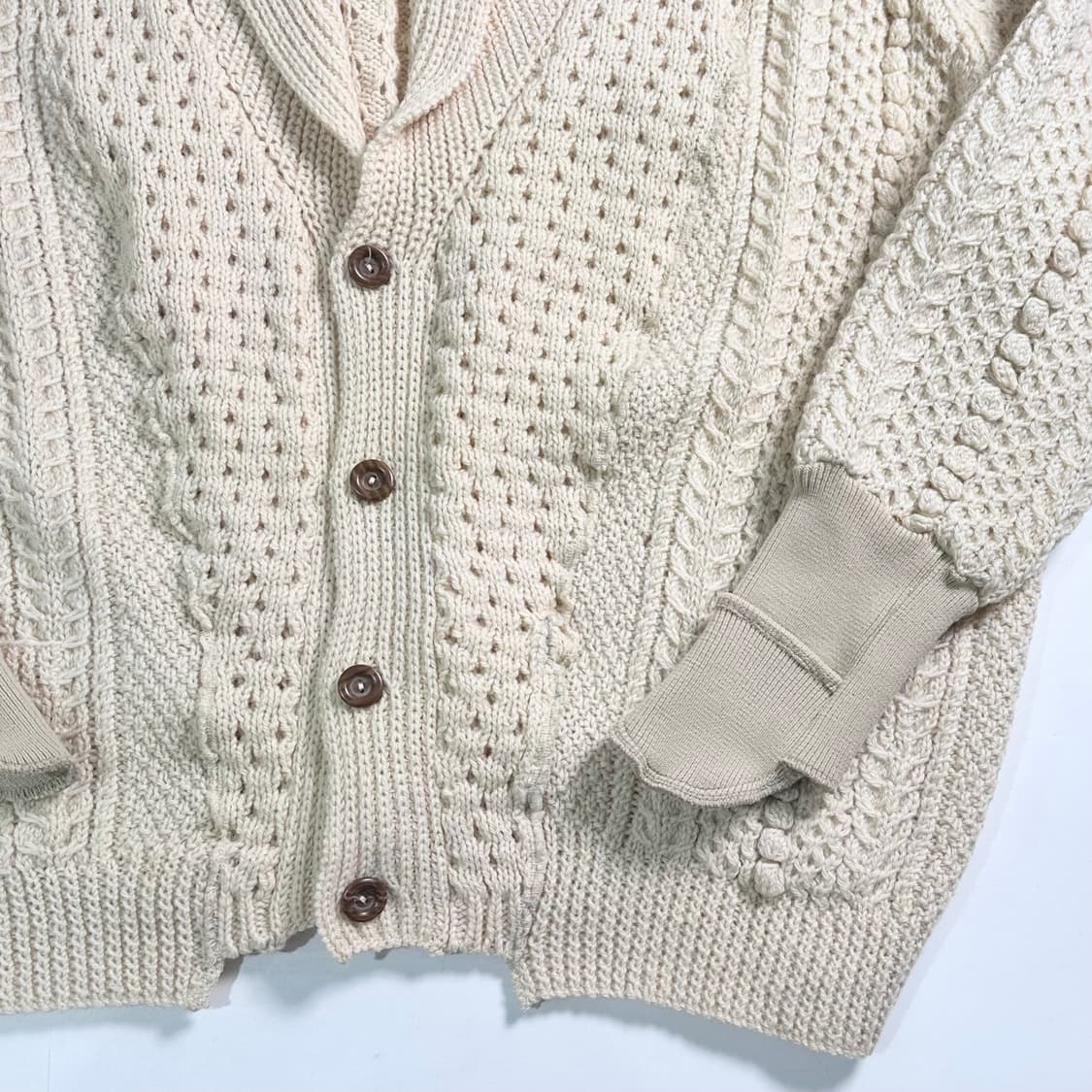 나나서카 리메이크 아란케이블 오버핏 가디건 상품이미지2