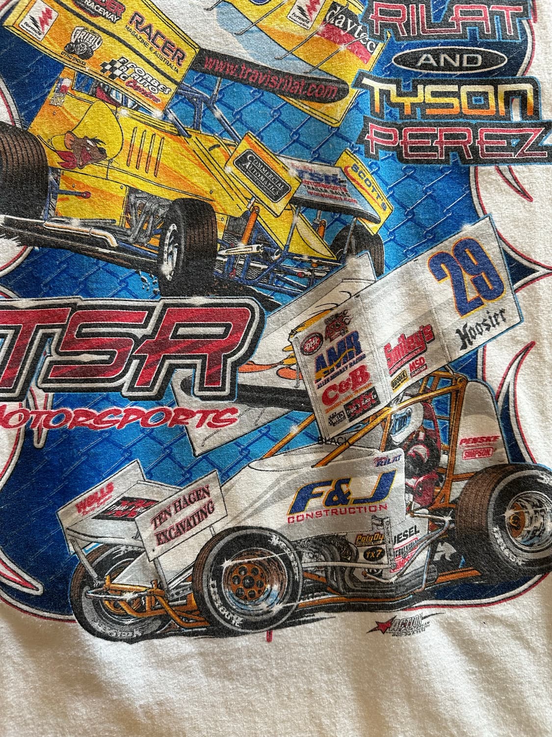 트래비스 릴랏 & 타이슨 페레즈 레이싱 티셔츠 - 2XL 상품이미지5