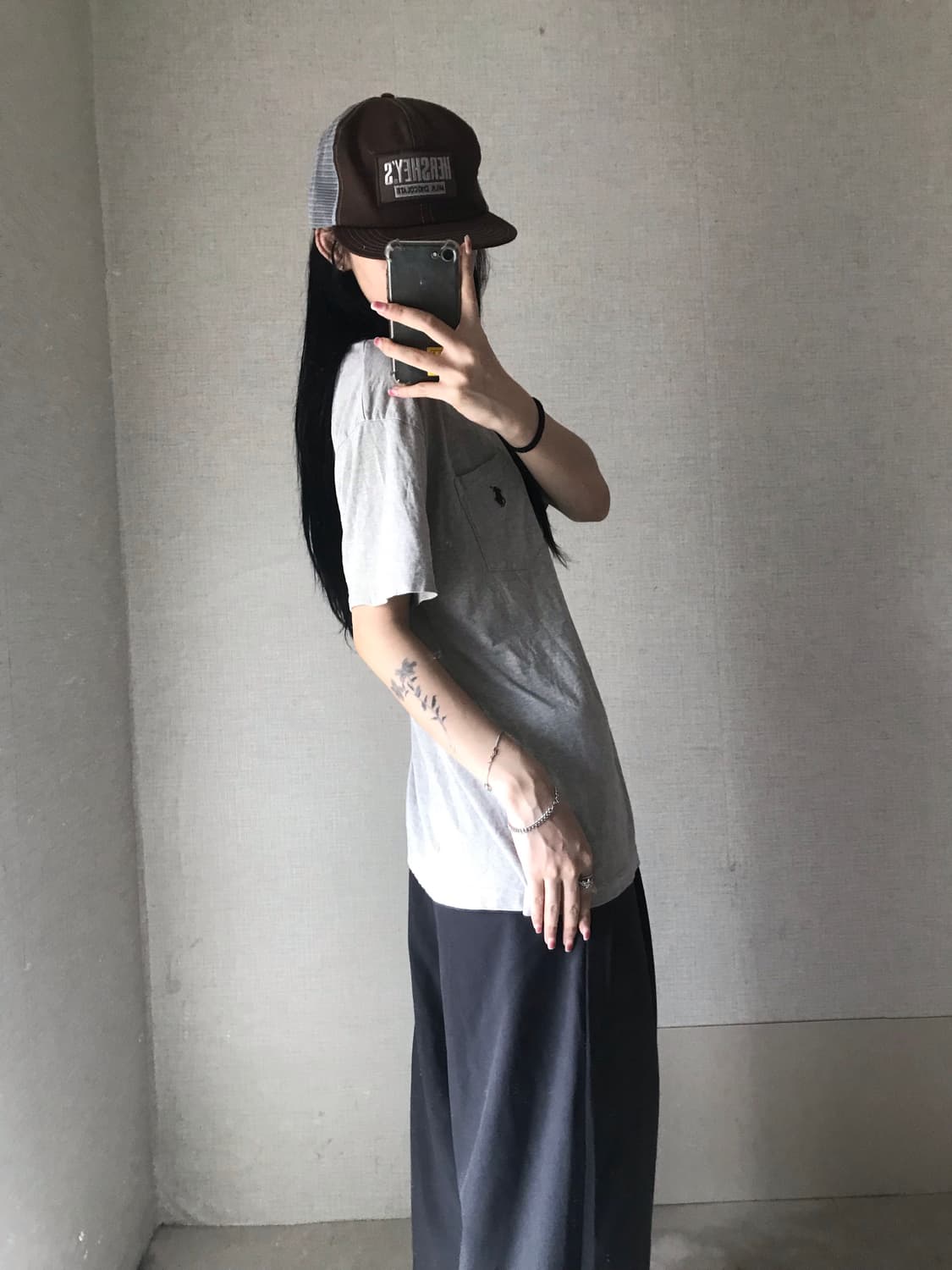 폴로 그레이 포켓 반팔티셔츠 상품이미지4
