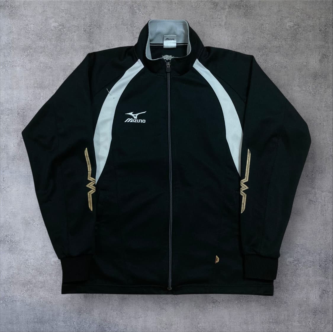 미즈노 스몰 로고 블랙 트랙탑 져지 상품이미지1