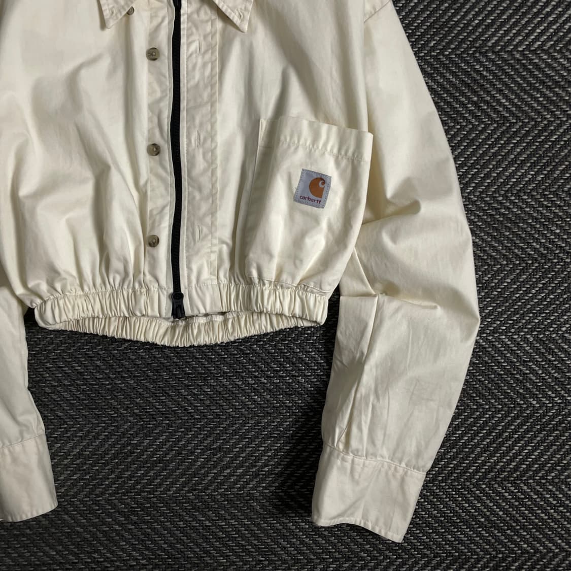 칼하트 크롭 리메이크 투웨이 셔츠 자켓y 3281 상품이미지3