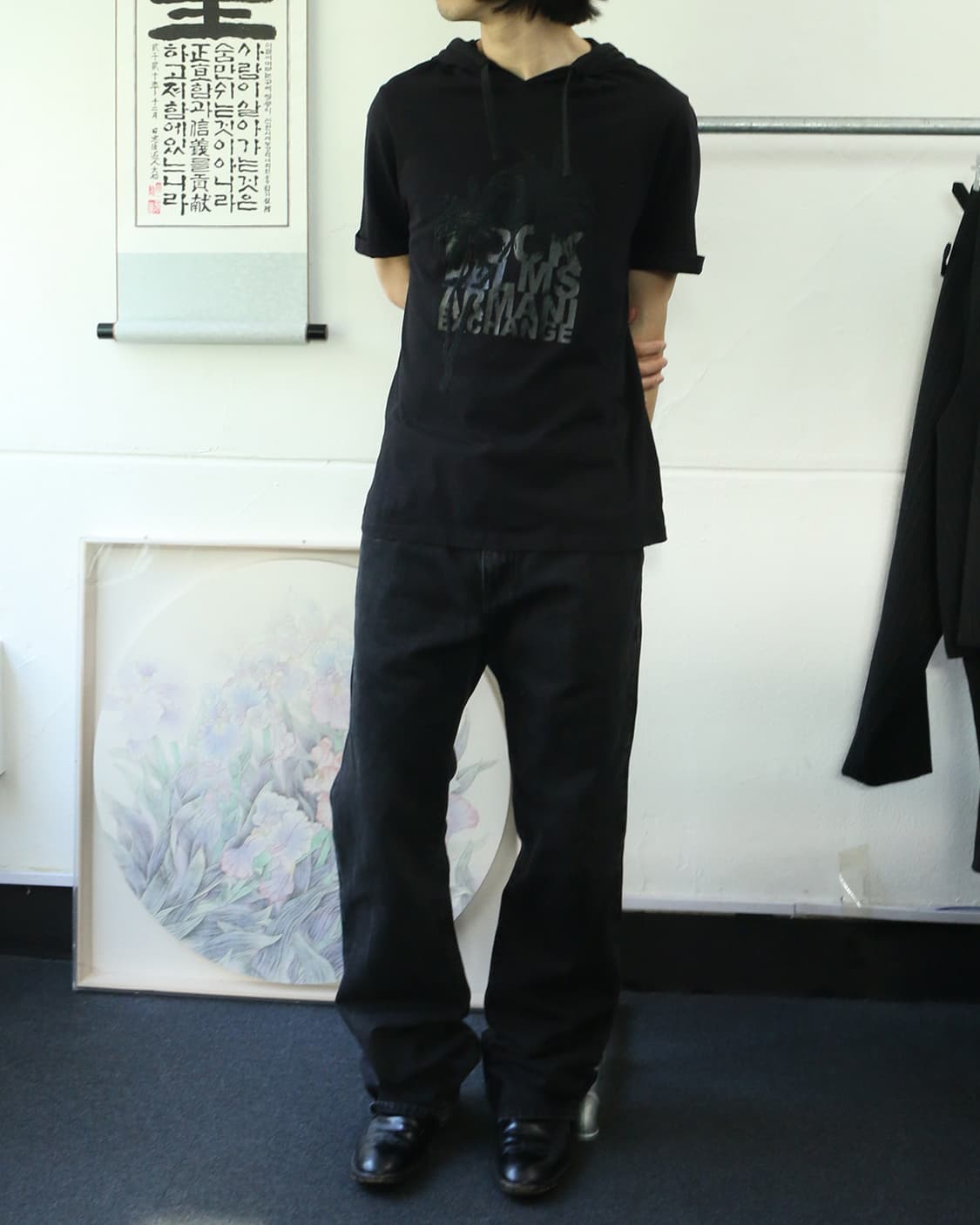 아르마니 익스체인지 반팔 후드티 상품이미지3