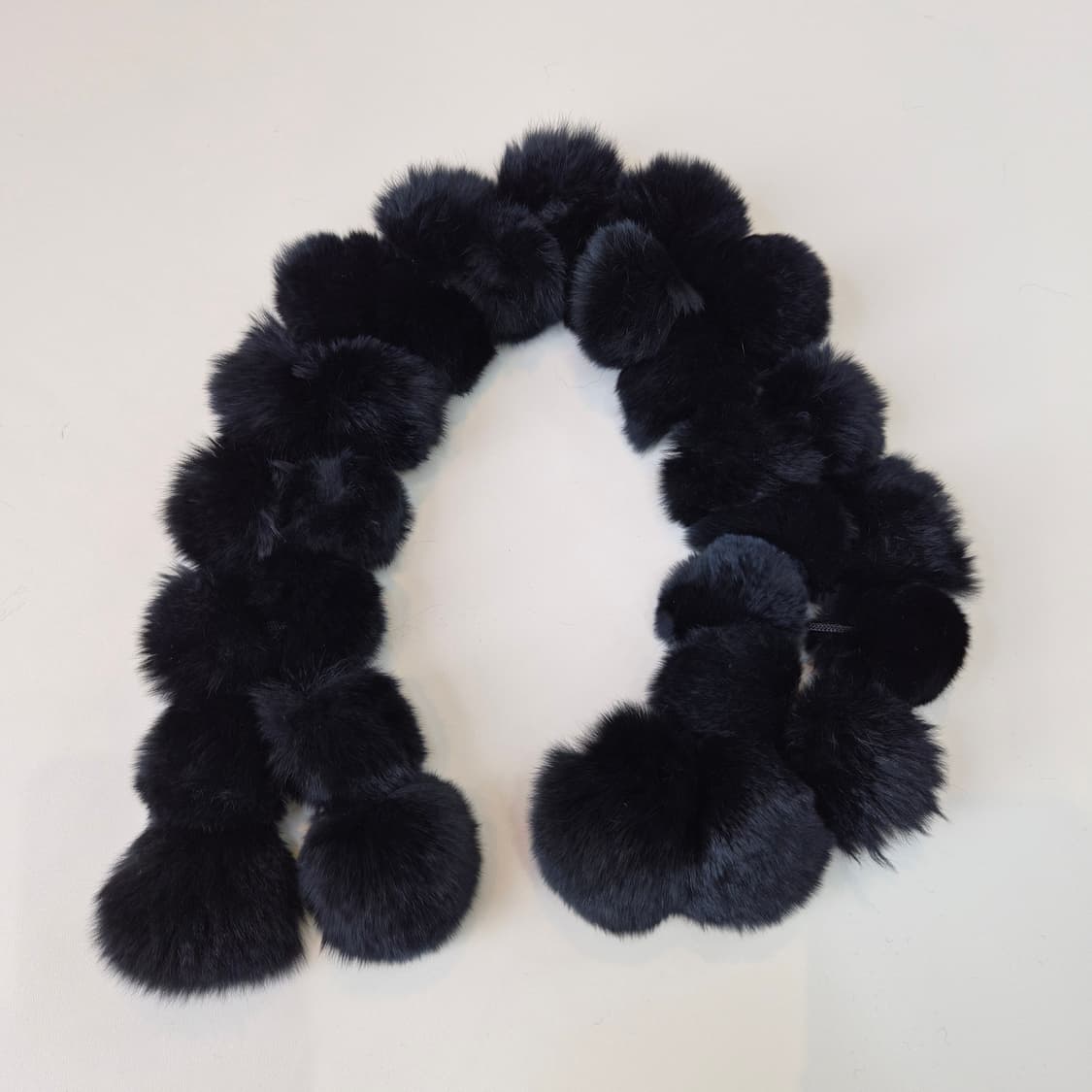 블랙 리얼 렉스 토끼퍼 폼폼 머플러 상품이미지8
