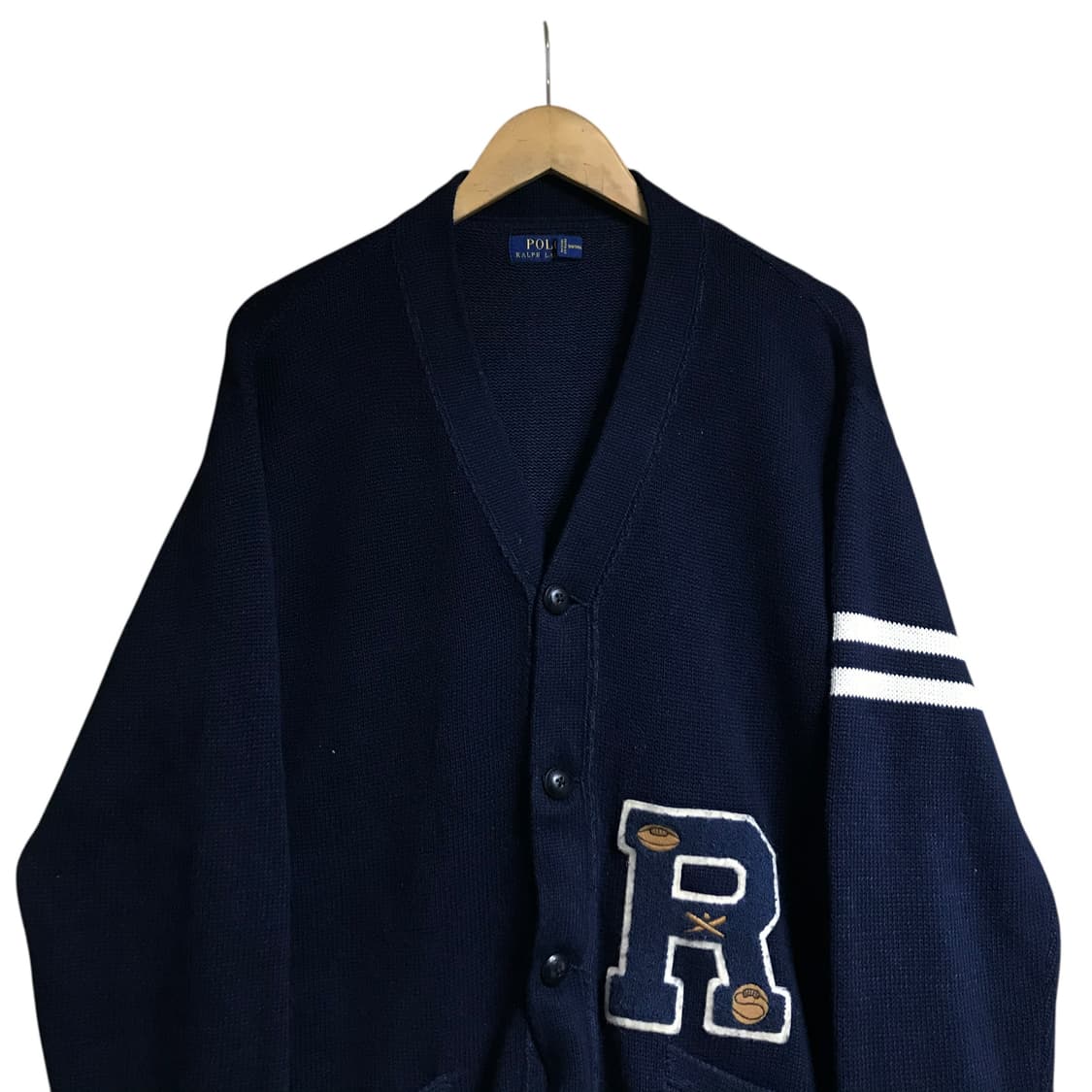 폴로 신형라인 레터맨 가디건 상품이미지2