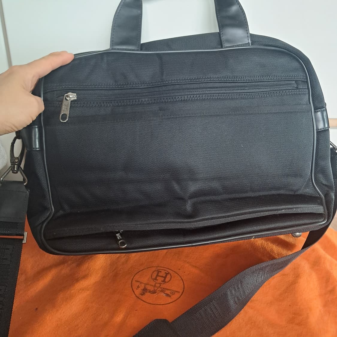 닥스 블랙 빈티지 서류가방 노트북 가방 상품이미지2