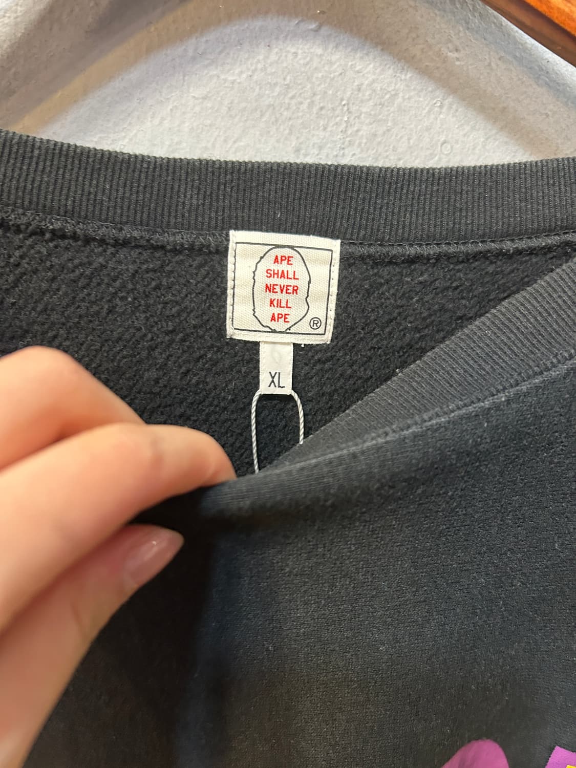베이프 Ape Shall Never Kill Ape 로고 스웨트셔츠 상품이미지4