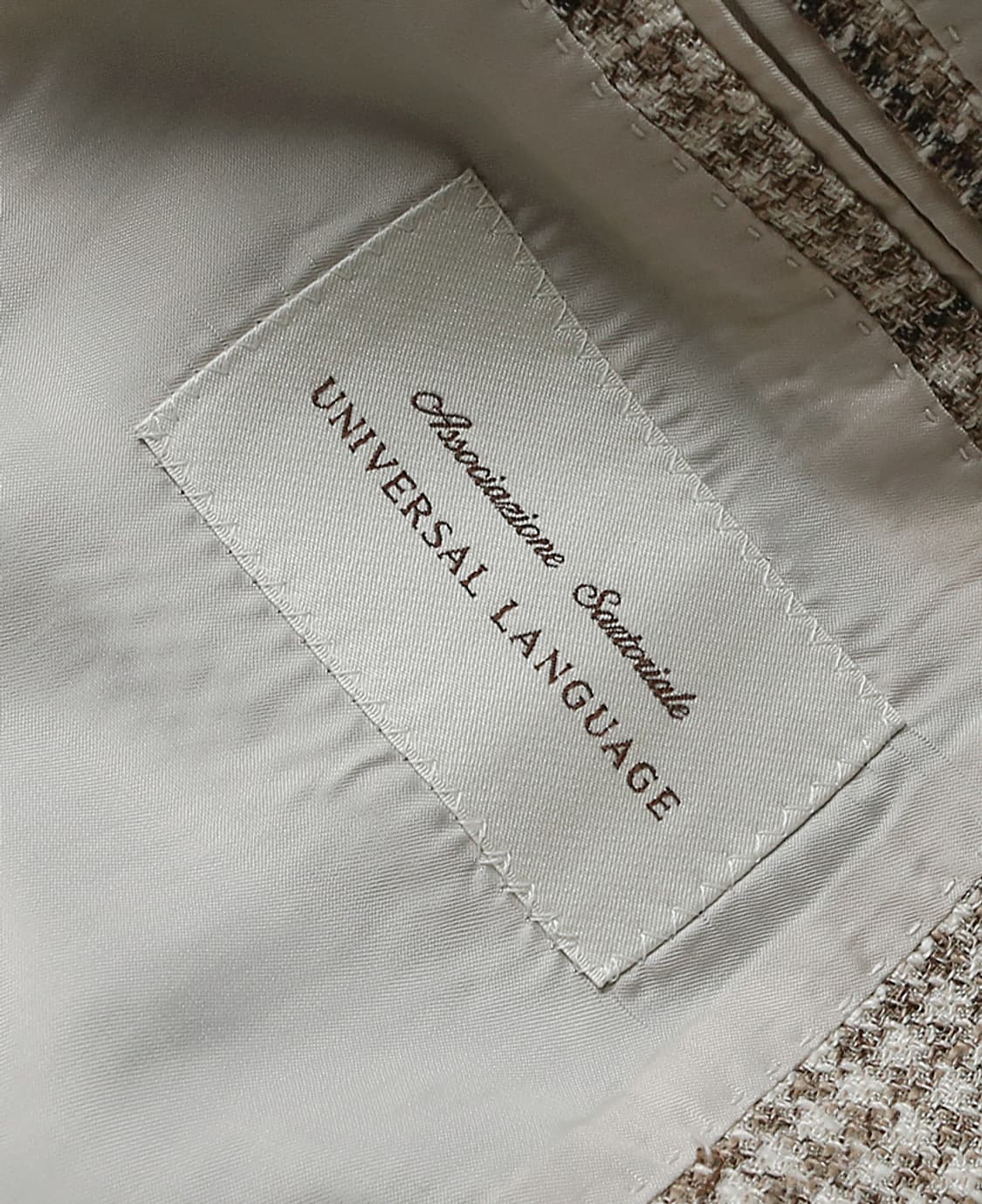 유니버셜 랭귀지 [Universal Language] 라마르쉐 체크 자켓 상품이미지5