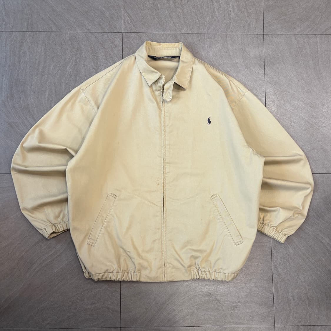 90년대 폴로 캐나다 생산 베이지 스윙톱 자켓 상품이미지1