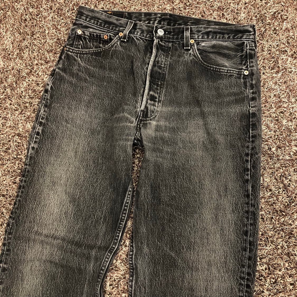 리바이스 501 USA 90s 흑청 블랙 데님 팬츠 상품이미지2