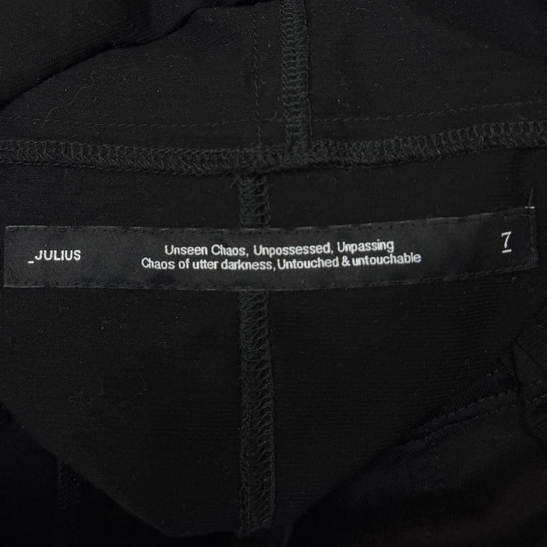 율리우스 코튼 SZ 저지 후디 상품이미지3