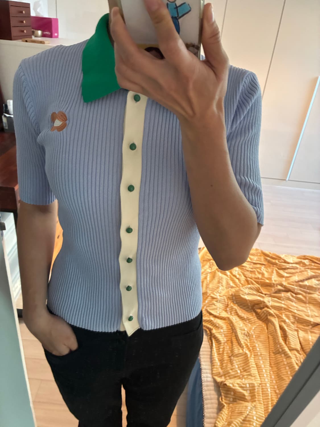 EQL STUDIO x dropdropdrop 니트 탑 상품이미지5