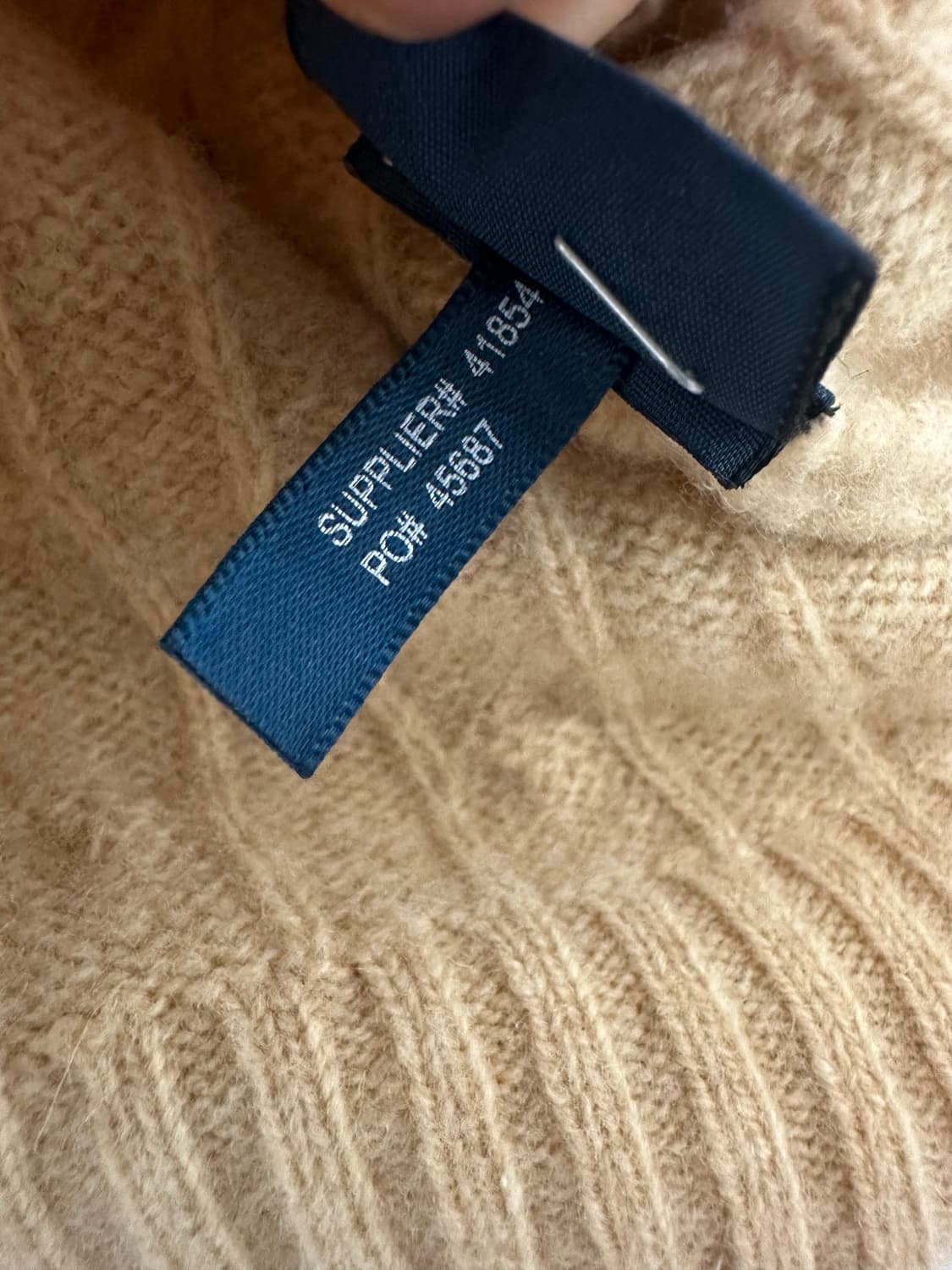 폴로 랄프로렌 베이지 케이블 니트 상품이미지7