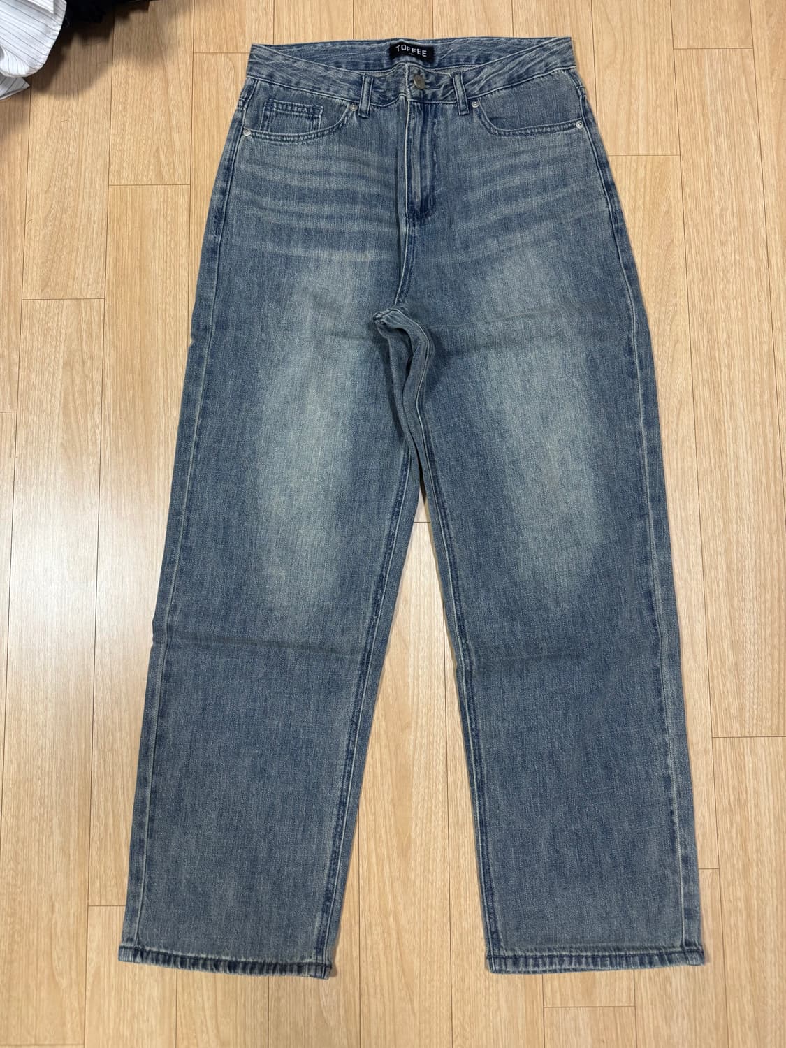 토피 섬머데님 와이드팬츠 빈티지블루 m 29-30 상품이미지3