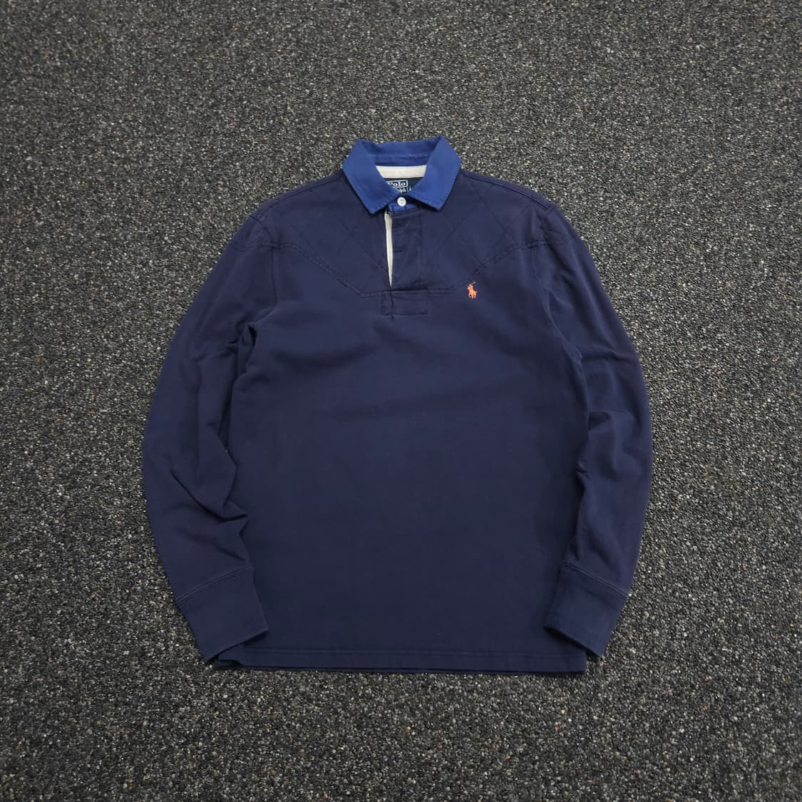 폴로 랄프로렌 포니 럭비 카라 티셔츠 (S) 상품이미지1