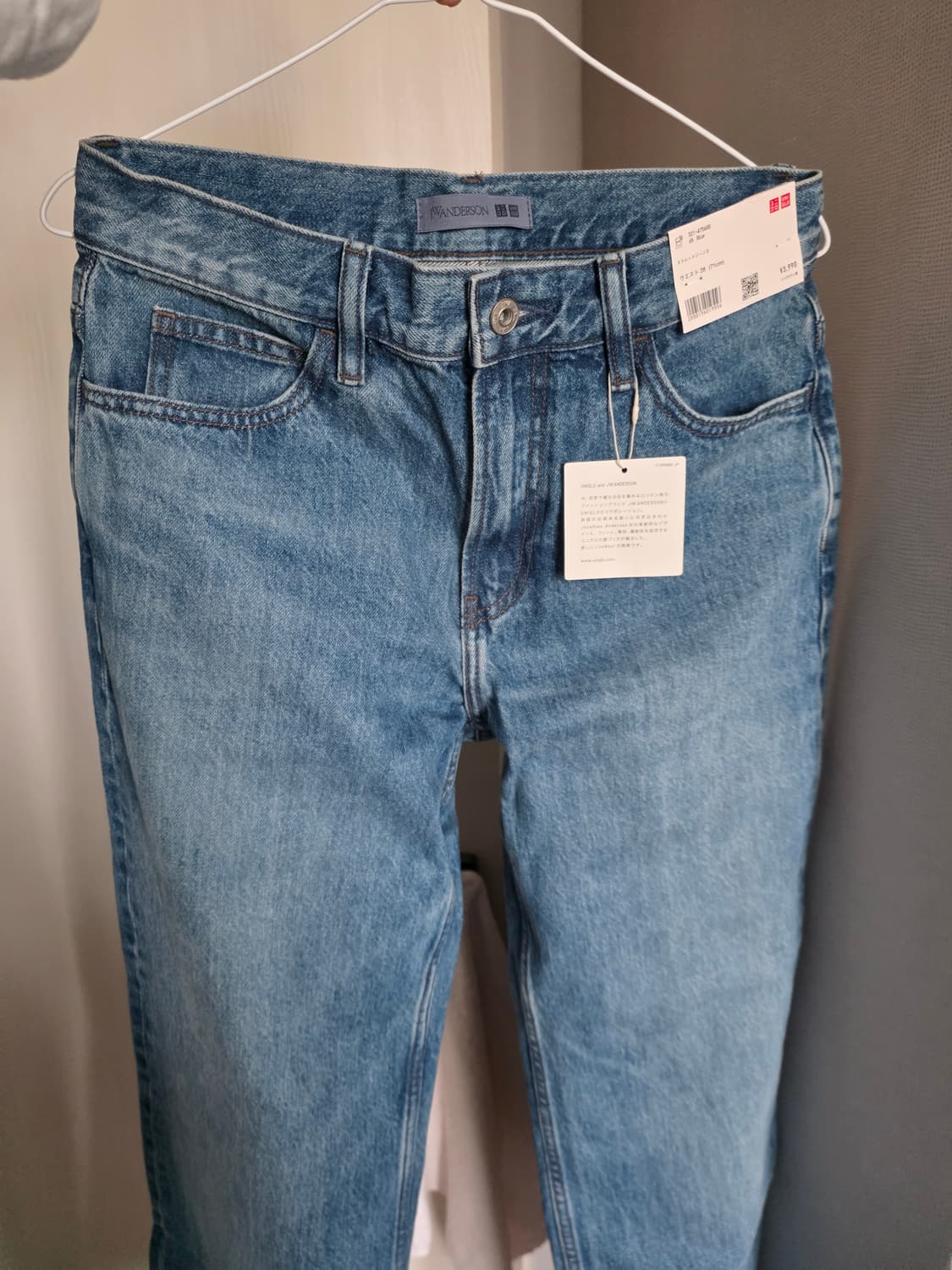 유니클로 jwa 스트레이트진 블루 65컬러 상품이미지1