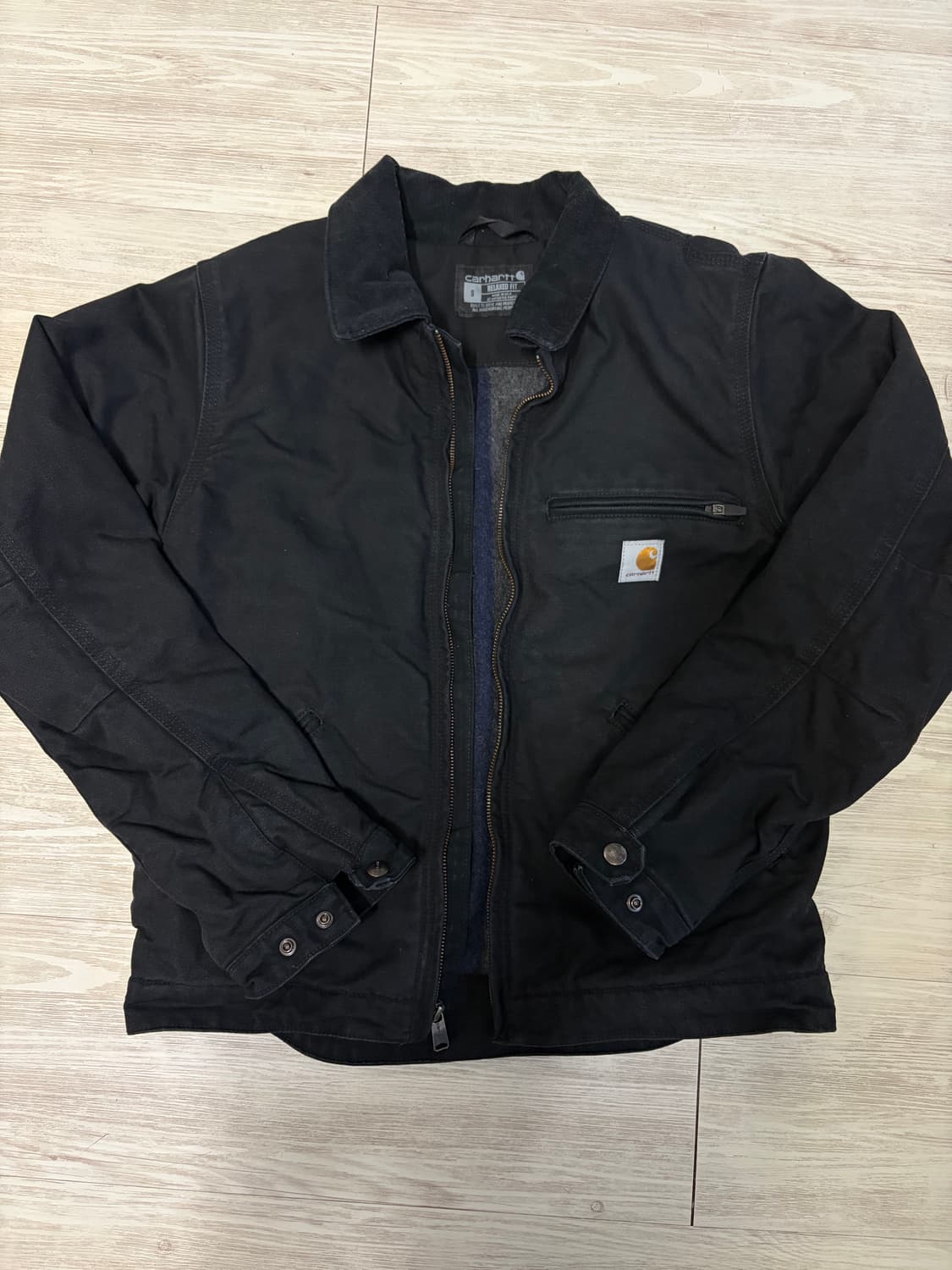 칼하트 디트로이트 자켓 og 현행 S 상품이미지2