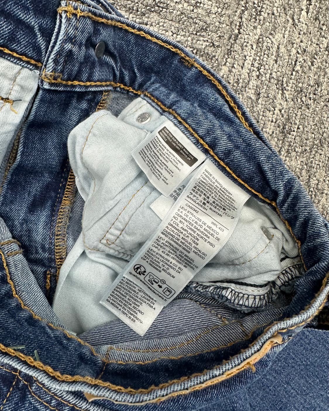 (허단38)리바이스 505 데님-M1822 상품이미지5