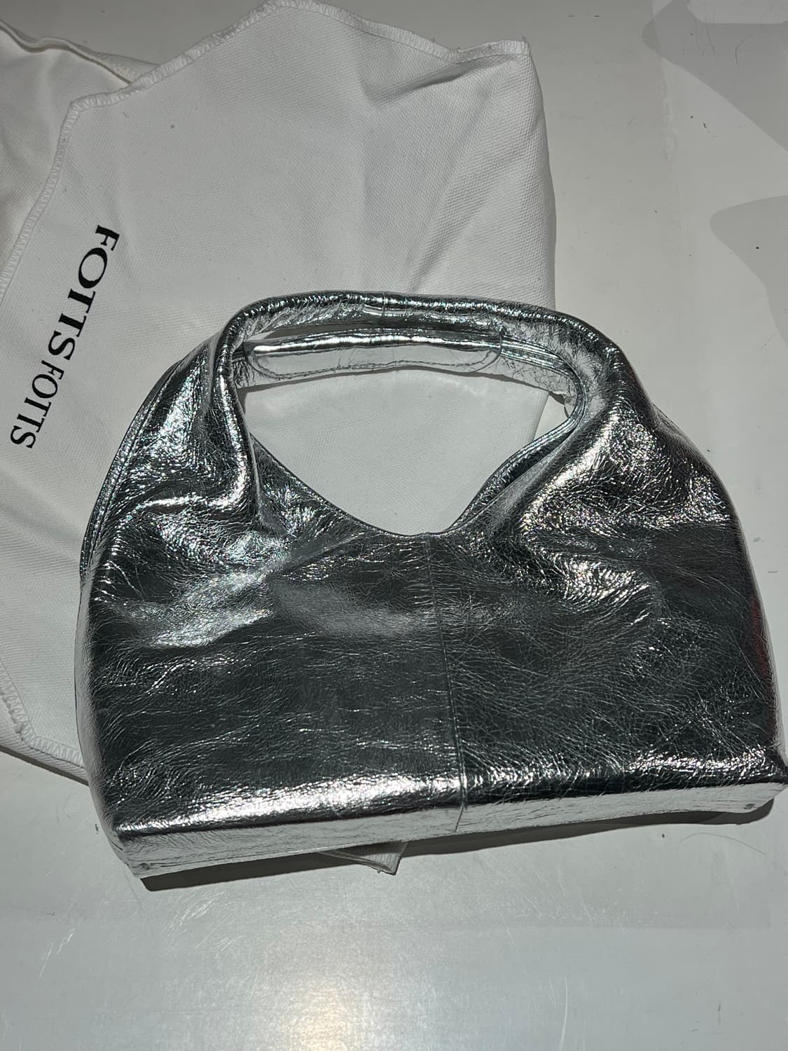 포츠포츠 fottsfotts 실버 백 리본빛 상품이미지4