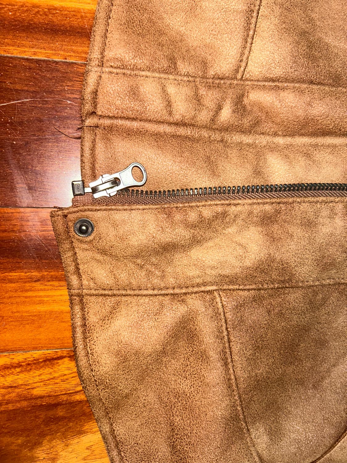 토끼털 레더 자켓 상품이미지2