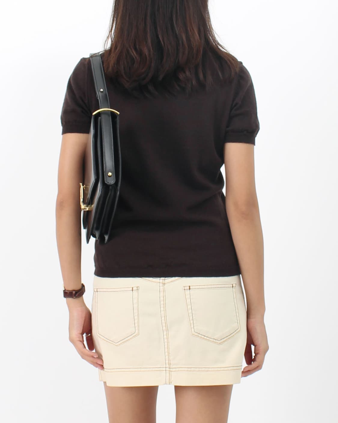 버버리 빈티지 울 로고 니트 반팔 티셔츠 상품이미지10