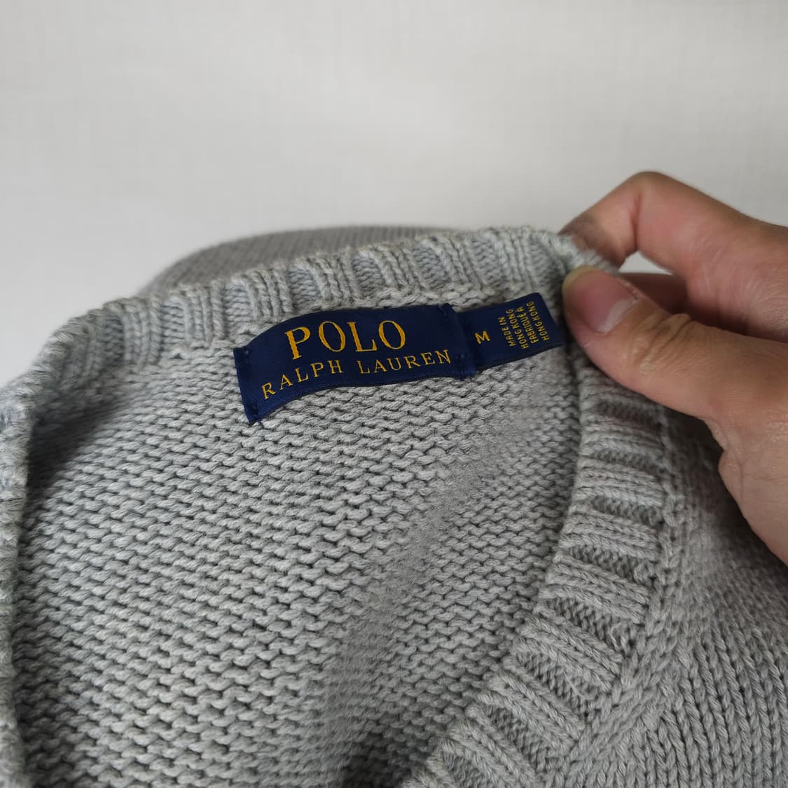 폴로 라운드니트티 남자95사이즈  상품이미지3