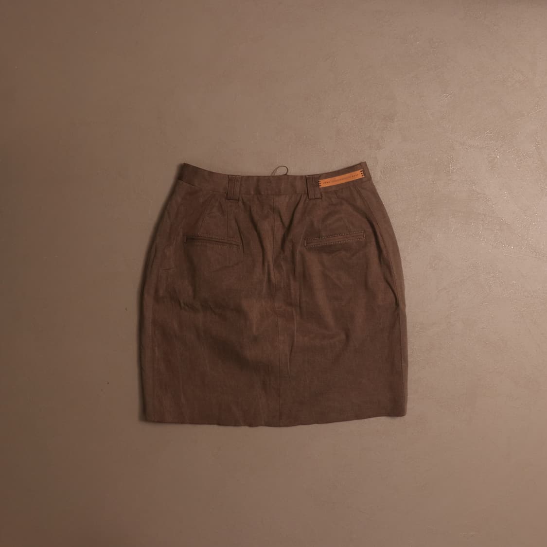 일본빈티지 헤비코튼 워싱 플레어 미니스커트 A727 상품이미지6