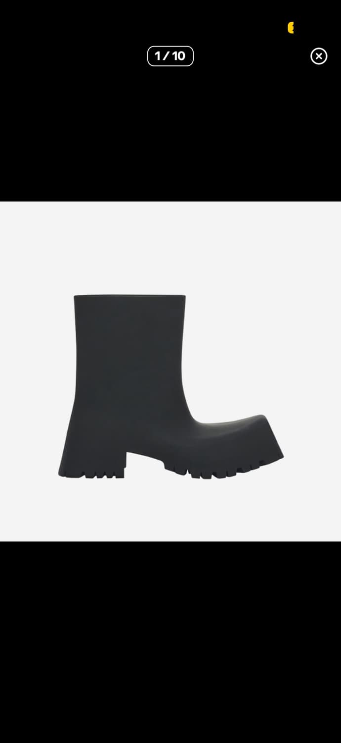 (구매)발렌시아가 트루퍼 러버 부츠 43 상품이미지1