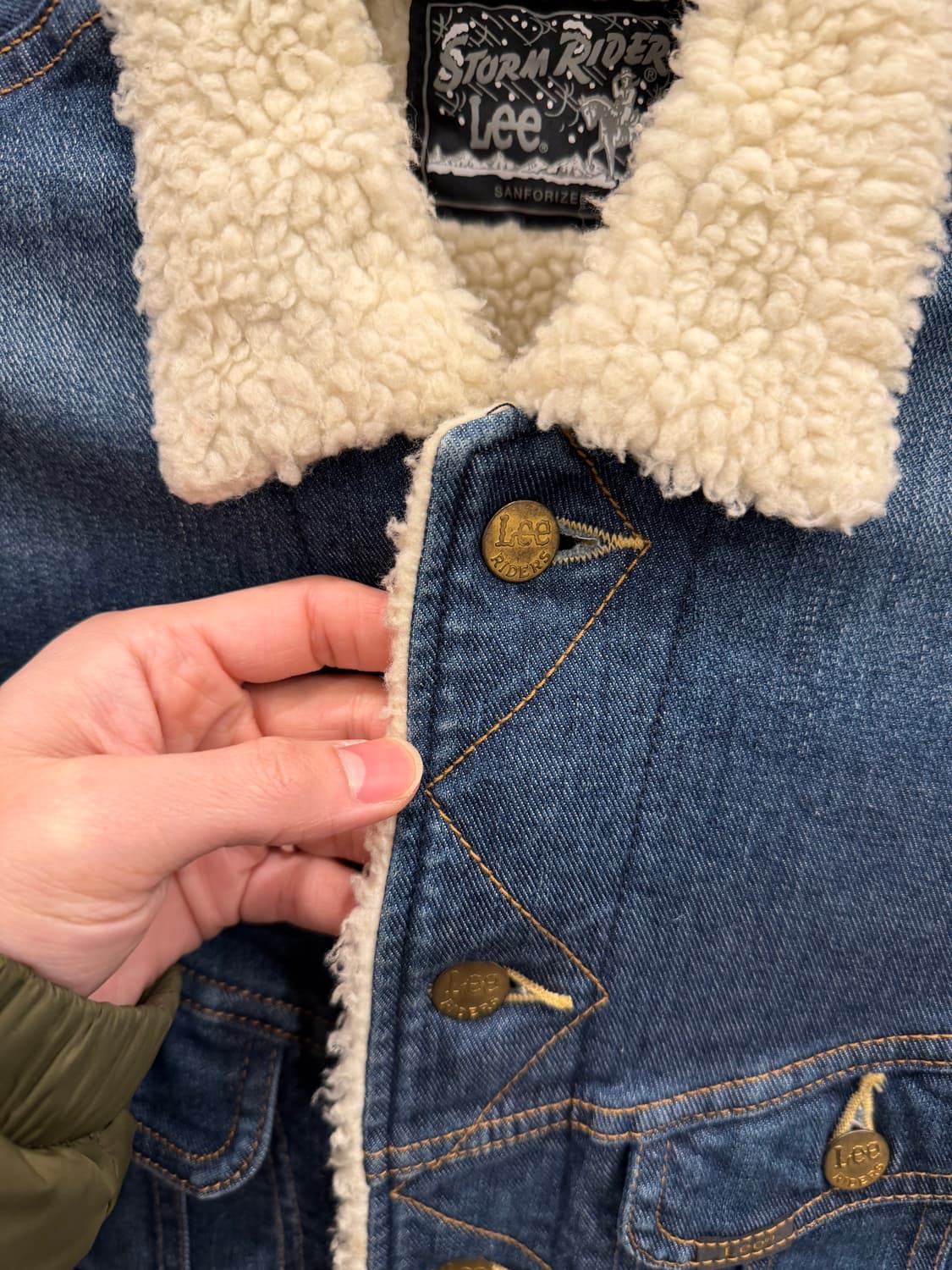 Lee 리 스톰라이더 쉐르파 데님 트러커 자켓 상품이미지3