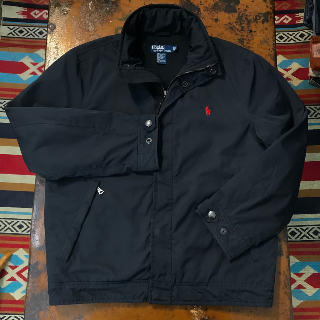 폴로랄프로렌 블랙 집업 블루종 페리자켓 남성 102 105 여성 프리 상품이미지1