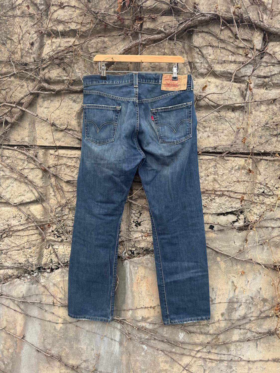 00s 리바이스 빈티지 501 워싱 데님 팬츠 34/32 상품이미지2