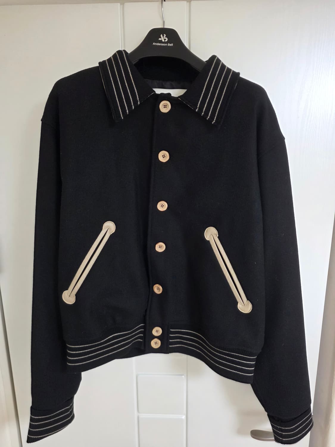 앤더슨벨 써니 바시티 가디건 자켓 XL 상품이미지4