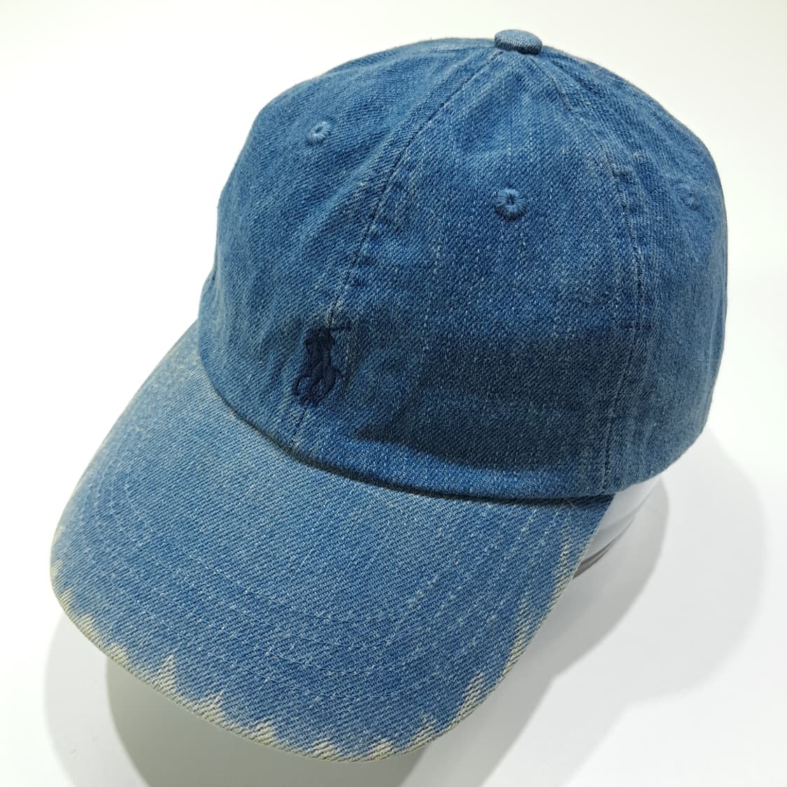 CL561 폴로 데님 다크네이비 자수 인디고 볼캡 모자 상품이미지2