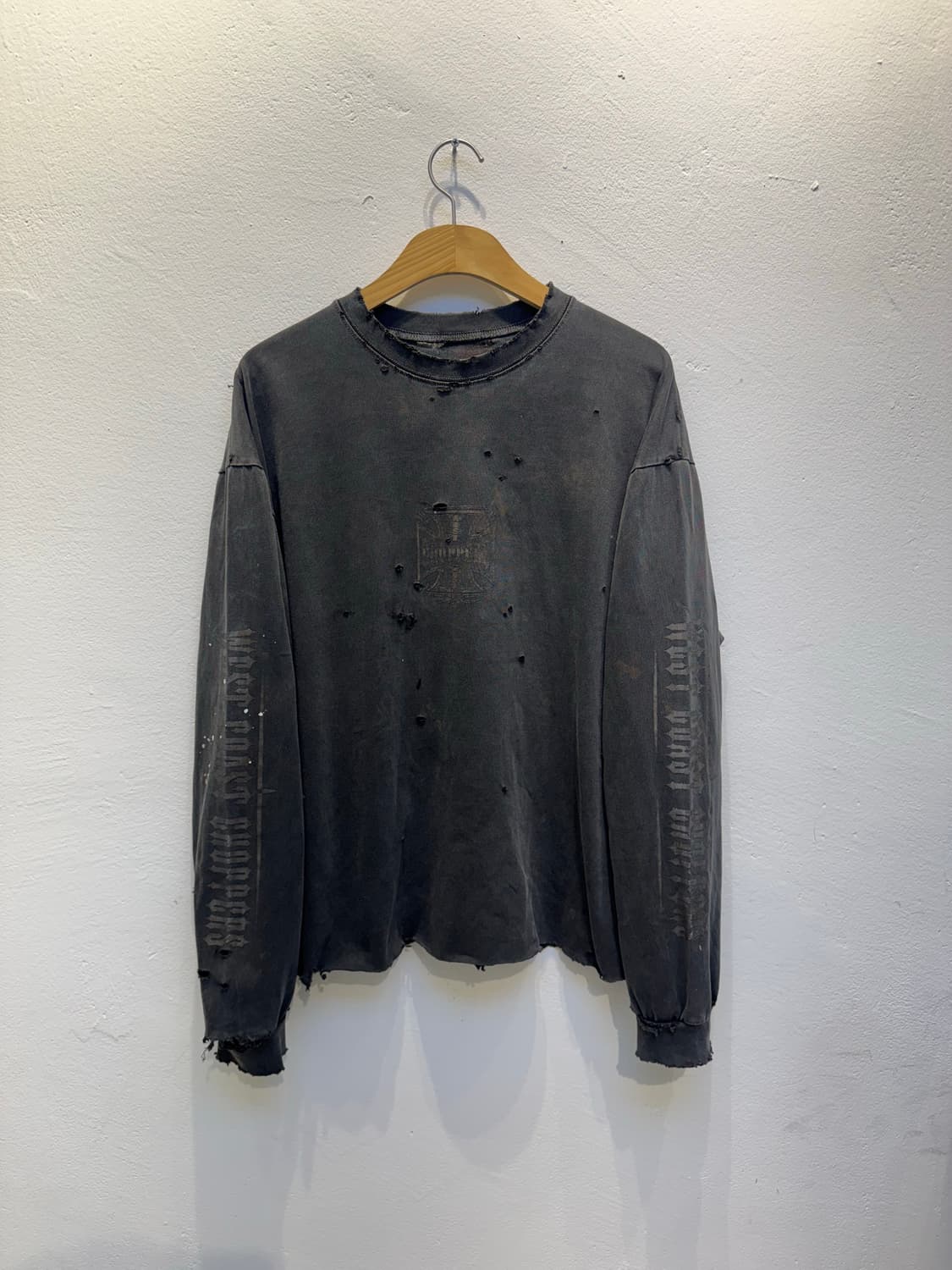 빈티지 웨스트 피그먼트 긴팔 상품이미지1