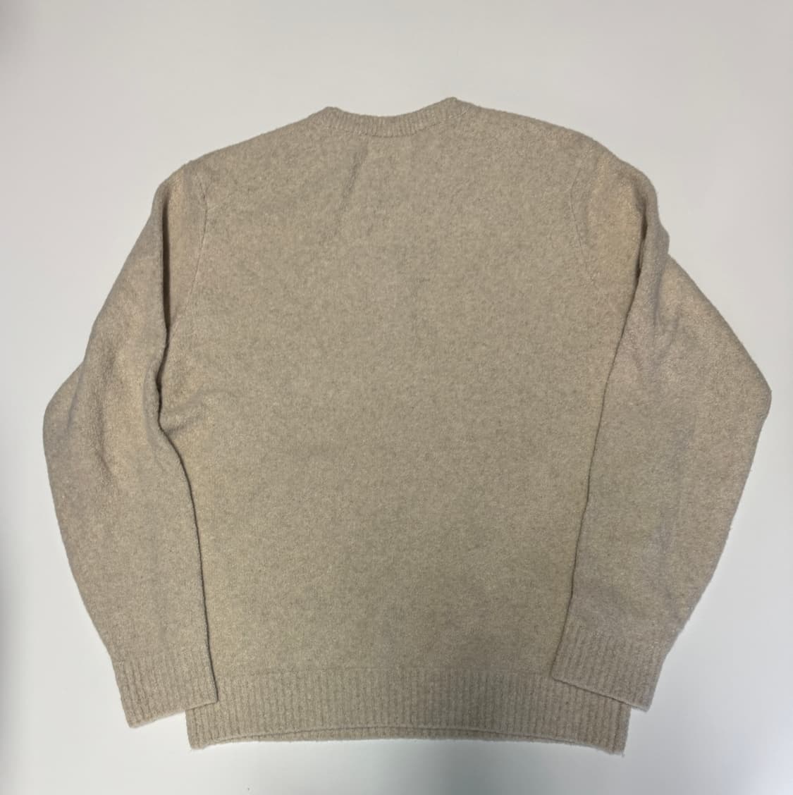 정품 라코스테 캐시미어 혼용 부클 니트 오트밀 상품이미지2