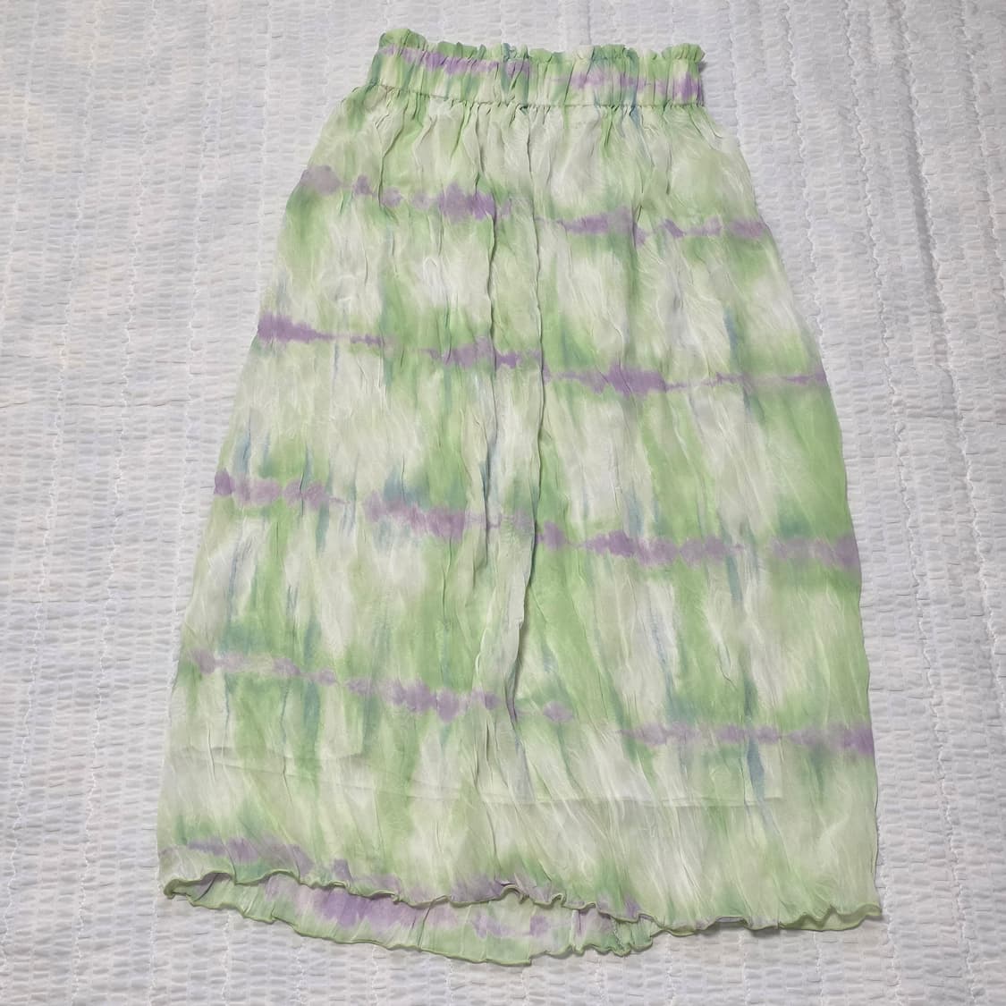 보헤미안 모리걸 타이다이 나염 밴딩스커트 상품이미지1