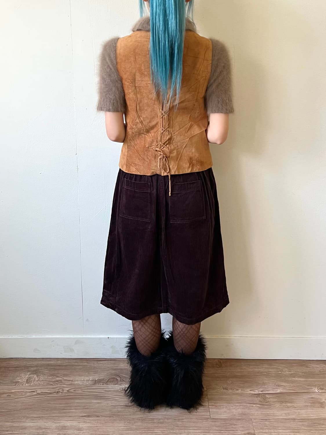 90’s carlos ibanez suede 베스트 자켓 상품이미지8