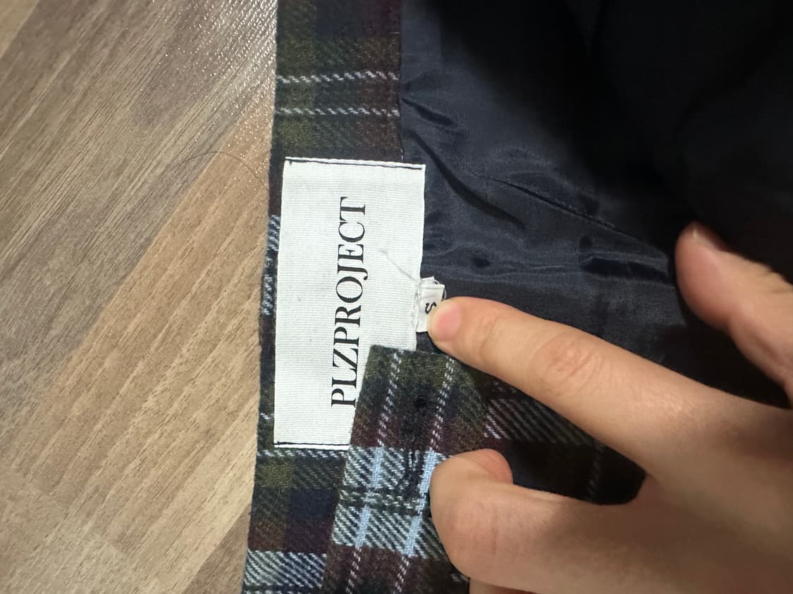 플리즈프로젝트 체크 치마 상품이미지7