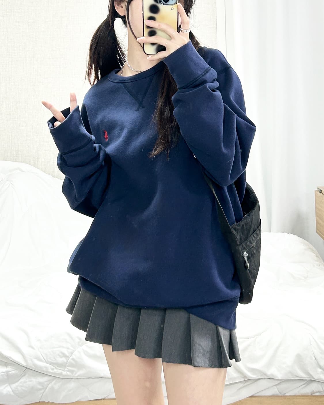 폴로 신형 네이비 맨투맨 상품이미지3