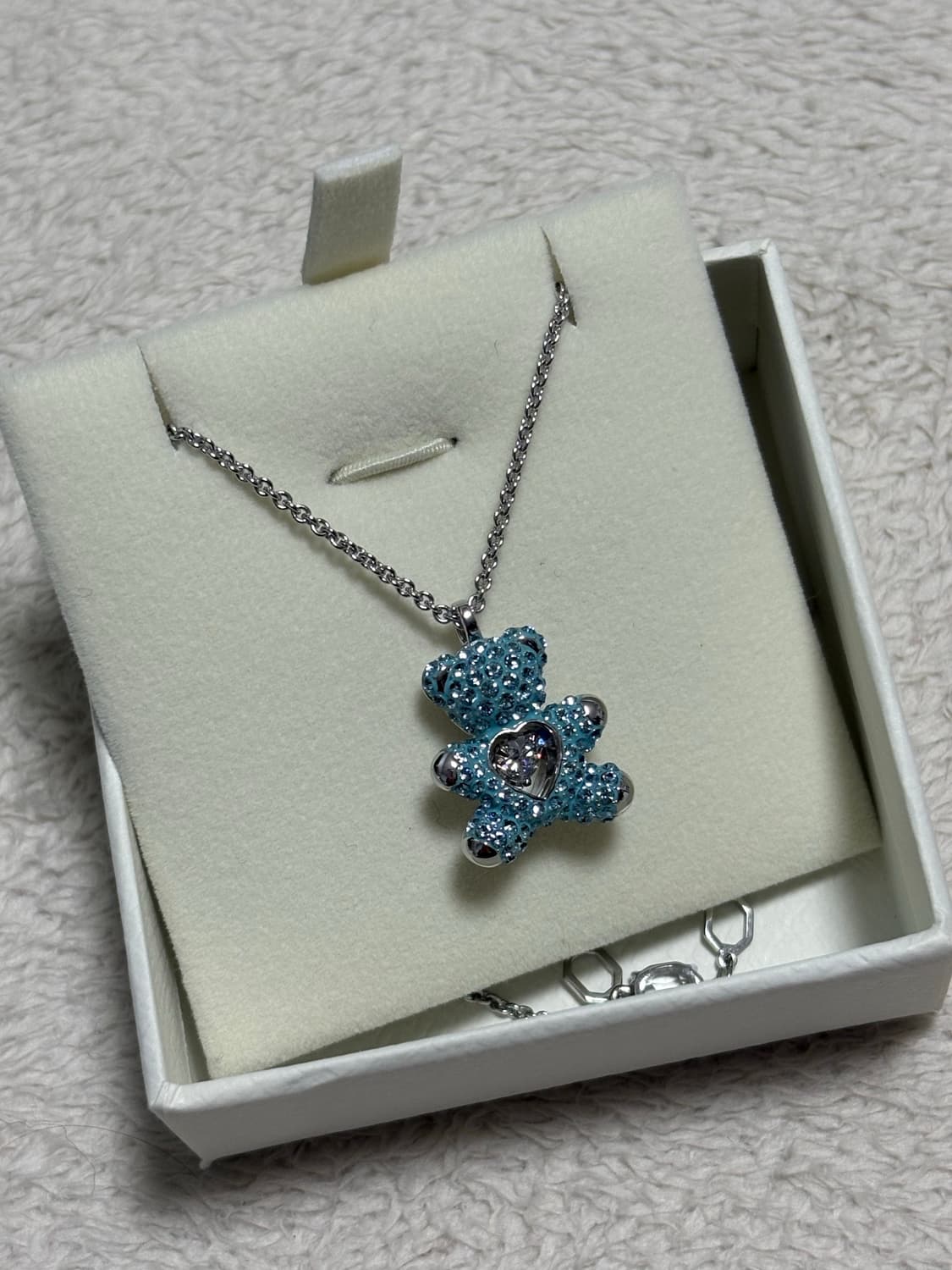 스와로브스키 테디 펜던트 상품이미지2