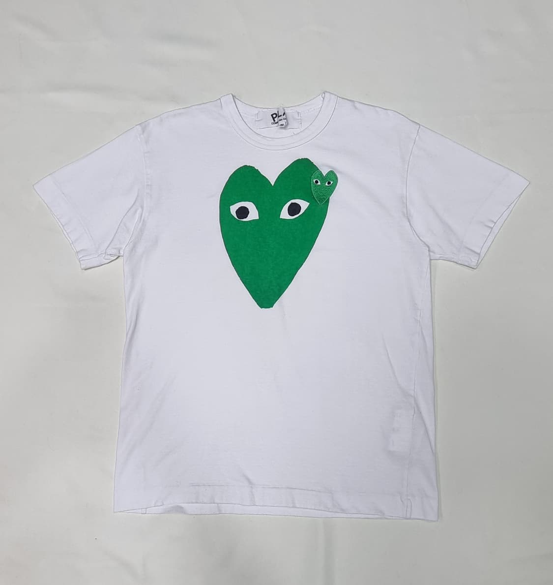 꼼데가르송 더블그린 패치 반팔 M _ 여성 상품이미지1