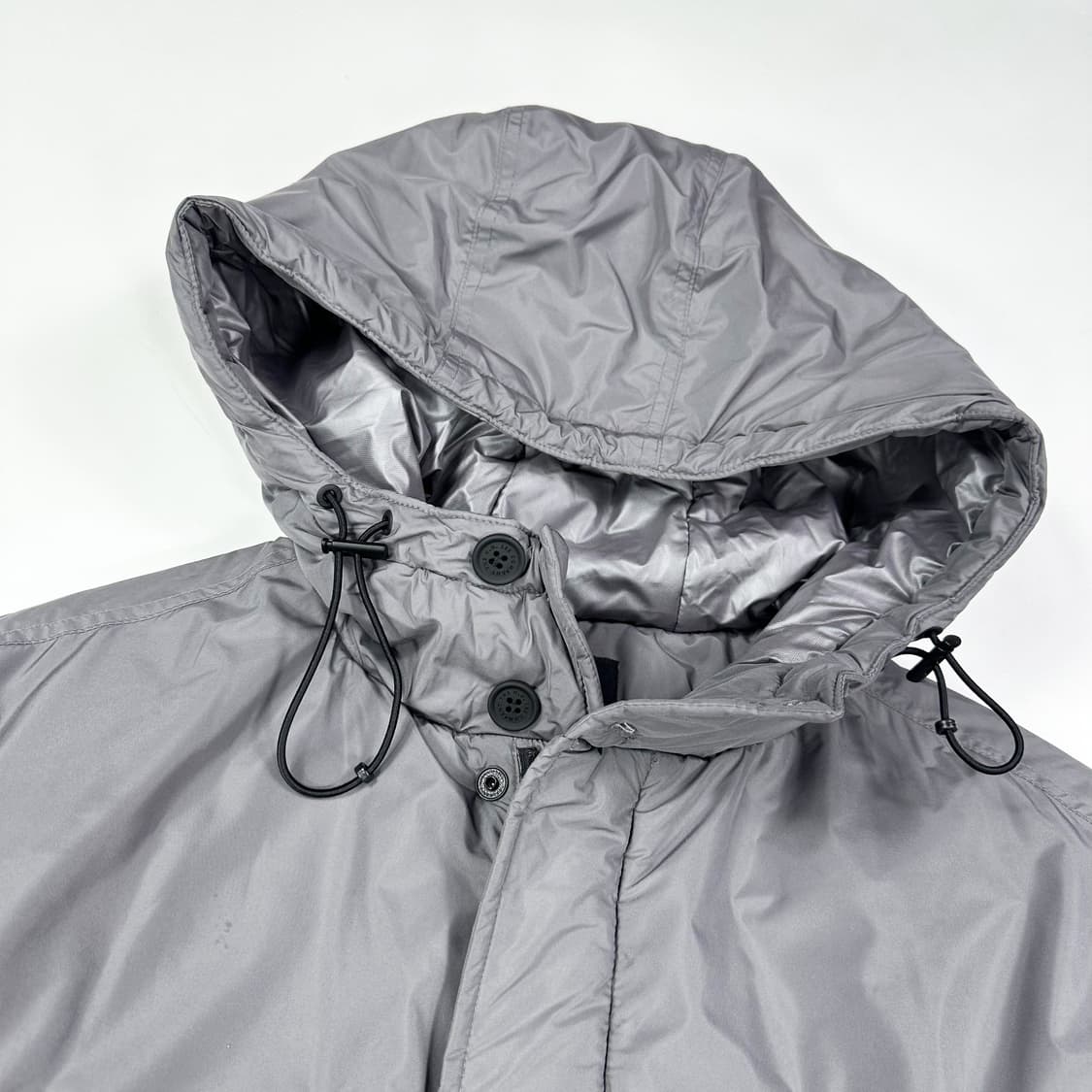 Lee (리) 이니셜 차콜 롱패딩 점퍼 (실측 L) 상품이미지7